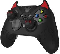 Gothicana By Empcoque Protection Pour Xbox Elite Series 2,Housse Manette Pour Xbox Elite 2 Core Avec Capuchon Joystick Silicone Cover Antidérapante-Noir,Édition Démon