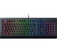 GOTHICANA BY EMPCynosa V2 Clavier De Jeu À Membrane (Tastière Avec Touches Soft Spring-Loaded, Touches Multimédias, Gestion Des Câbles, Programmable, Éclairage Rvb) Disposition Informatique, Noir