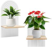 Gothicana By Empétagère Murale En Bois - Style Bohème - Décoration Murale En Bois - Pour Chambre D'enfant, Balcon, Salle De Bain - Blanc