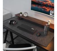 GOTHICANA BY EMPFelt Desk Pad, 100 X 40 Cm, Large Mouse Pad, Felt Pad, Table Protector, Desk Organizer For Office And Home (Dunkelgrau, 1000X500Mm)