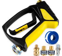 GOTHICANA BY EMPFoam King The Snubster ¿ Déclencheur De Pistolet De Nettoyeur Haute Pression Avec Pivotant ¿ Pour Nettoyeurs Haute Pression À Gaz Et Électriques ¿ 5000 Psi, Pivot De 9,5 Mm Fnpt À Con