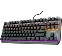GOTHICANA BY EMPGaming Gxt 834 Callaz Clavier Mécanique Tkl, Layout Azerty, Commutateurs Outemu Mécaniques, Éclairage Par Vague Arc-En-Ciel, Usb Clavier Gamer Pour Windows, Mac, Pc, Ordinateur - Noir