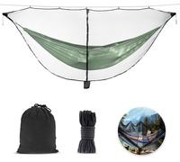 Gothicana By Emphamac De Camping Avec Moustiquaire, Camping Avec Moustiquaire Fermeture Éclair Double Face Protection À 360° Anti-Insecte De Voyage Pour Jardin, Extérieur (Ne Contient Pas Hamac) (Noi