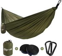 Gothicana By Emphamac Ultra-Léger En Nylon 300kg Capacité De Charge 275x140cm Avec 2 X Sangles En Nylon Et 2 X Mousquetons Pour Camping Voyage Exterieur Jardin