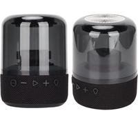 GOTHICANA BY EMPHaut-Parleur Bluetooth Portable, Haut-Parleurs Sans Fil 1200Mah Avec Son Stéréo En Verre Coloré, Alimenté Par Usb Avec 3 Modes D'Éclairage, Pour Les Voyages À L'Extérieur À La Maison