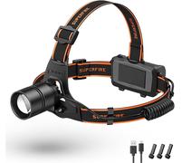 Gothicana By Emplampe Frontale Led Ultra Puissante,3000 Lumens 5 Modes D'éclairage Lampe Frontale Led Avec Capteur De Mouvement, Batterie 2800mah Rechargeable Usbfrontale Led Pour Pêche Camping Cycli