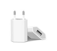 GOTHICANA BY EMPLot De 2 Fiches Pour Câble De Charge Usb, Chargeur Usb 5 W, Bloc D'Alimentation Fin 5 V 1 A, Adaptateur Secteur, Compatible Avec Iphone, Tablettes Samsung, Smartphones