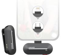 GOTHICANA BY EMPMicro Cravate Sans Fil Pour Iphone, 2.4Ghz¿Lightning¿ Wireless Lavalier Microphone Sourdine Réduction Du Bruit Intelligente Pour Interview Tiktok,Mic-Cravate-Sans-Fil-Iphone