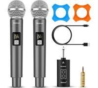 GOTHICANA BY EMPMicro Sans Fil Professionnel 30M, Uhf Micro Karaoke Gris