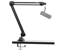 GOTHICANA BY EMPMicrophone Boom Arm Stand, Heavy Duty Adjustable Mic Stand With Cable Ties, Desk Mount Arm Stand For Gaming Streaming Podcasting (Large)