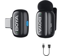 GOTHICANA BY EMPMini Usb C Mini Microphone Sans Fil Pour Android Pc, Réduction Du Bruit, Micro-Cravate Pour Youtube, Podcast, Facebook, Tiktok Vlogging Enregistrements