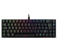 GOTHICANA BY EMPOzone Gaming Mini Tactical Keyboard -Oztacticalfr- Clavier Mécanique Sans Pavé Numérique, Bluetooth, Commutateurs Outemu Red, Éclairage Led Rgb, Silencieux, Layout Fr, Noir
