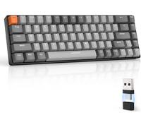 GOTHICANA BY EMPRk68 Clavier Gamer Sans Fil, Clavier Mecanique Gaming 60%, Apex Pro Mini Double Mode Bluetooth 5.0/2.4Ghz Hot Swappable Interrupteur Rouge Avec Récepteur 2 En 1 Pour Pc/Mac/Tablette