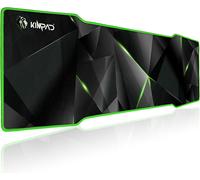 GOTHICANA BY EMPSpecial Geometry Series - Stylish Performance Xxl Gaming Mat - Mouse Pad 900 X 300 X 4 Mm - Innovative Design For Extreme Precision - Durable Green Edges - Waterproof Guaranteed