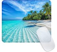 GOTHICANA BY EMPSquare Beauty Beach Mouse Pad Personality Mouse Pad With Rubber Base Waterproof And Non-Slip Mousepad For Office, Work, Computer, Home