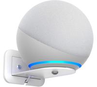 GOTHICANA BY EMPSupport Mural Pour Ech0 4.Gen - Support Sans Perte De Bruit, Gestion Des Câbles Intégrée, Accessoire Pour Google Nest Mini, Chambre, Salon Et Cuisine Blanc