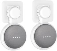 GOTHICANA BY EMPSupport Mural Pour Google Home Mini/Nest Mini(2Nd Gen), Solution D'Espace-Économique Pour Votre Smart Home Speaker, Intelligent Avec Arrangement Du Cordon Pour Salon, Cuisine.(2-Pack,