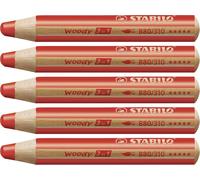 Gothicana By Empwoody 3in1 - Crayon De Couleur - Lot X 5 Crayons De Coloriage - Noir De Bougie