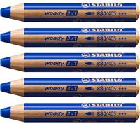 Gothicana By Empwoody 3in1 - Crayon De Couleur - Lot X 5 Crayons De Coloriage - Noir De Bougie