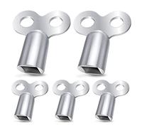 GothicBride 5 x Cle Purge Radiateur,Purgeur Radiateur pour Radiateur évent 5mm,Réduire le Bruit et Améliorer l'efficacité du Chauffage