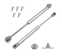 GothicBride Lot de 2 Verin a Gaz, 50N/5 kg Verin Meuble Ressort Amortisseurs à Gaz, Charnières à Fermeture Douce, Verin Hydraulique Verin Placard pour Armoires Cuisine(2, 50N)