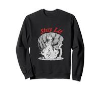 Gothique Athéiste Steampunk Stay Lit Occultante Satanique Sweatshirt