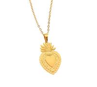 Gothique catholique pour Femmes Hommes, Collier de Jésus Sacré