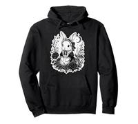 Gothique Cottagecore Lapin Lune Champignon Jardin Foncé Sweat à Capuche