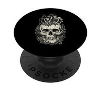 Gothique Crâne Champignon Vintage Dark Botanical Art PopSockets PopGrip Adhésif