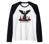 Gothique Dark Cupidon Shot Through The Heart Valentine Esthétique Manche Raglan