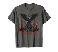 Gothique Dark Cupidon Shot Through The Heart Valentine Esthétique T-Shirt