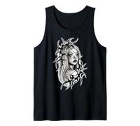 Gothique Dark Fantasy Femme Épine Lune Lilith Sorcière Spooky Débardeur
