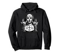 Gothique Esthétique Occulte Impie Grunge Emo Punk Satanic Nonne Sweat à Capuche