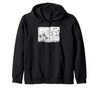 Gothique Pissenlit Grunge Art Fleur Goth Dark Esthétique Sweat à Capuche