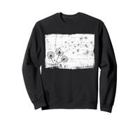 Gothique Pissenlit Grunge Art Fleur Goth Dark Esthétique Sweatshirt
