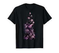 Gothique Plague Doctor Pastel Goth Esthétique Fleurs Rose T-Shirt