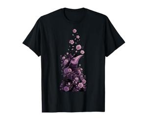 Gothique Plague Doctor Pastel Goth Esthétique Fleurs Rose T-Shirt