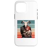 Gothique Romance Crâne de Bélier Dark Fantasy Mystique Amour Coque pour iPhone 16 Pro Max