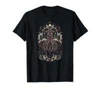 Gothique Vampire Dark Squid Océan Halloween Automne T-Shirt