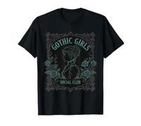 Gothique Victorian Social Social Club Homebody Goth Emo T-Shirt