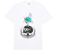 Gothique Wicca Goth Occulte Skullmystic Œil Scarabée Fleurs Comfort Colors Adult Heavyweight T-Shirt