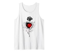 Gothique Wicca Goth Occulte Skullmystic Œil Scarabée Fleurs Débardeur