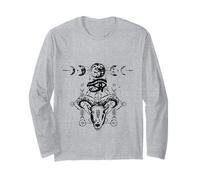 Gothique Wicca Goth Occulte Skullmystic Œil Scarabée Fleurs Manche Longue