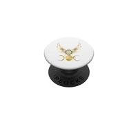 Gothique Wicca Goth Occulte Skullmystic Œil Scarabée Fleurs PopSockets PopGrip Adhésif