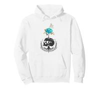 Gothique Wicca Goth Occulte Skullmystic Œil Scarabée Fleurs Sweat à Capuche