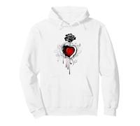 Gothique Wicca Goth Occulte Skullmystic Œil Scarabée Fleurs Sweat à Capuche