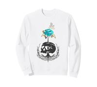 Gothique Wicca Goth Occulte Skullmystic Œil Scarabée Fleurs Sweatshirt