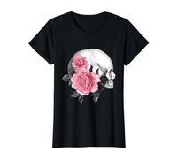 Gothique Wicca Goth Occulte Skullmystic Œil Scarabée Fleurs T-Shirt Graphique avec Valeur
