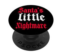 Gothmas Petit Cauchemar du Père Noël Noël Gothique Méchant PopSockets PopGrip Adhésif