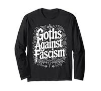 Goths Gothiques Gothiques Contre Le fascisme Manche Longue